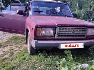 2004 Lada (ВАЗ) 2107, пурпурный, 110000 рублей, вид 1