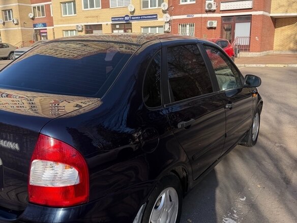 2008 Lada (ВАЗ) Kalina I, синий, 410000 рублей - вид 8