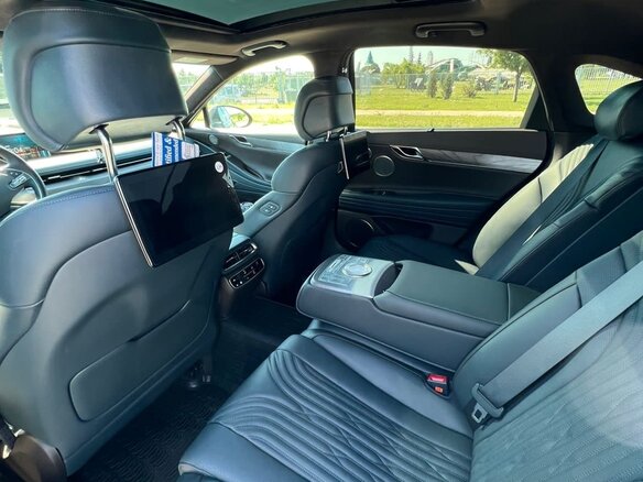 2021 Genesis G80 II, синий, 4250000 рублей - вид 7