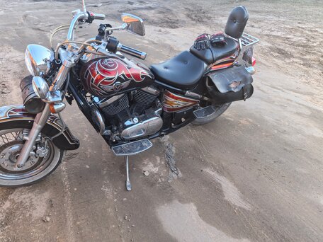 2001 Kawasaki VN800 Vulcan, чёрный, 500000 рублей, вид 3