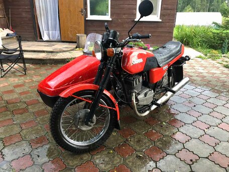 1987 Jawa 350/638, красный, 211071 рублей, вид 4