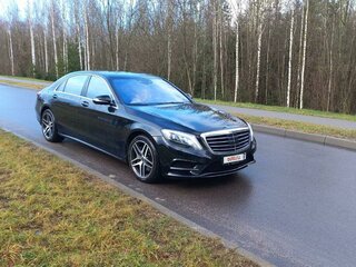2015 Mercedes-Benz S-Класс 500 Long VI (W222, C217), чёрный, 5200000 рублей, вид 3