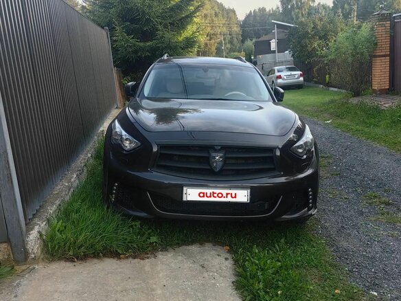 2011 Infiniti FX FX37 II (S51) Рестайлинг, коричневый - вид 2