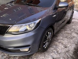 2016 Kia Rio III Рестайлинг, голубой, 800000 рублей, вид 1