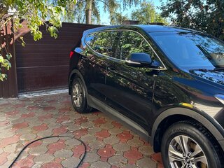 2015 Hyundai Santa Fe III, чёрный, 2323000 рублей, вид 4