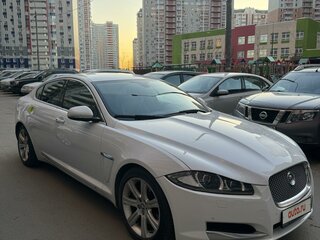 2013 Jaguar XF I Рестайлинг, белый, 1650000 рублей, вид 3