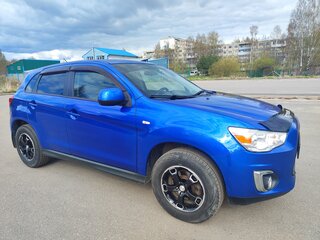 2014 Mitsubishi ASX I Рестайлинг, синий, 1090000 рублей, вид 1