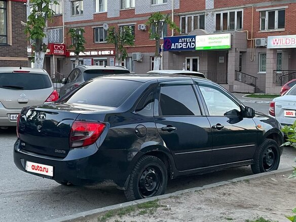 2012 Lada (ВАЗ) Granta I, синий, 340000 рублей - вид 3