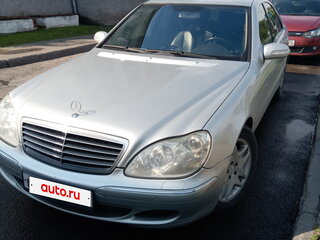 2003 Mercedes-Benz S-Класс 350 IV (W220) Рестайлинг, серебристый, 1100000 рублей, вид 1