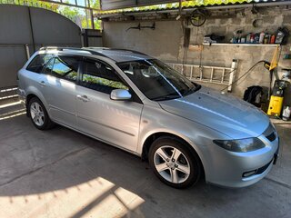 2006 Mazda 6 I (GG) Рестайлинг, серебристый, 650000 рублей, вид 2
