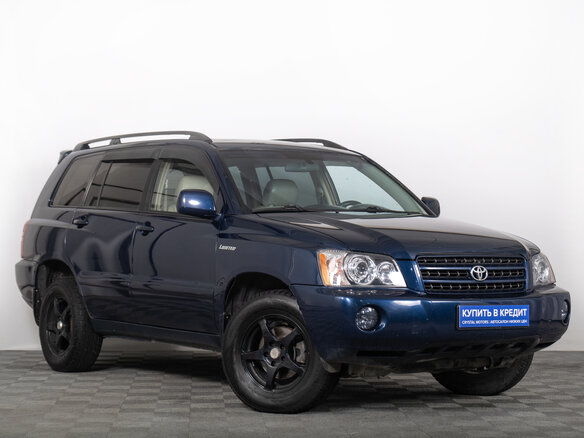 2001 Toyota Highlander I (XU20), синий
