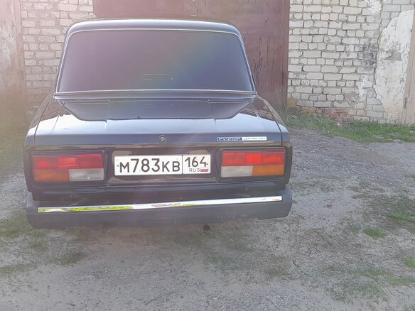 2010 Lada (ВАЗ) 2107, чёрный, 249000 рублей - вид 3