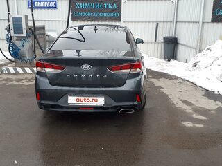 2018 Hyundai Sonata VII (LF) Рестайлинг, серый, 1590000 рублей, вид 5