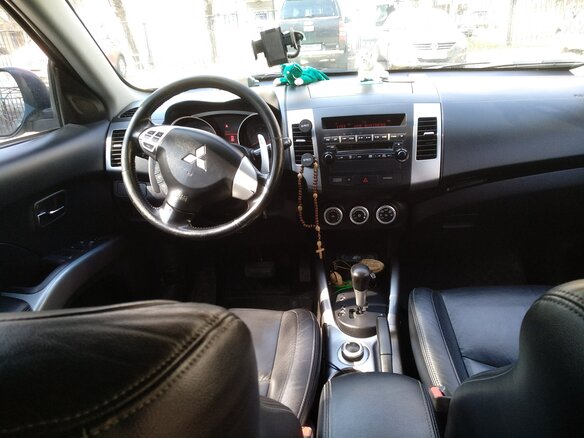 2007 Mitsubishi Outlander II, синий, 1230000 рублей - вид 13