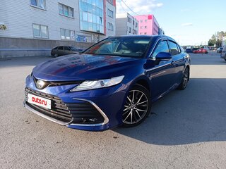 2021 Toyota Camry VIII (XV70) Рестайлинг, синий, 3799000 рублей, вид 1