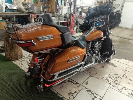 2014 Harley-Davidson Ultra Limited, оранжевый, 1290000 рублей, вид 4