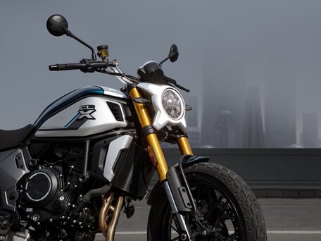 2022 CFMoto 700CL-X Heritage, синий, 450000 рублей, вид 3