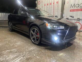 2013 Mitsubishi Lancer X Рестайлинг, чёрный, 1100000 рублей, вид 2