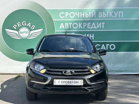 2023 Lada (ВАЗ) Granta I Рестайлинг, чёрный - вид 1