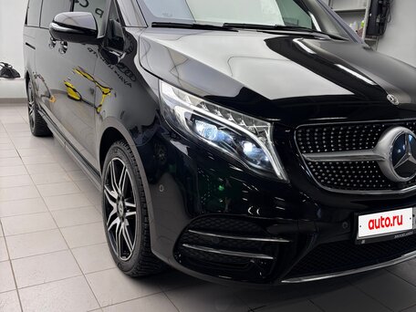 2022 Mercedes-Benz V-Класс Extra Long 300 d экстра длинный III (W447) Рестайлинг, чёрный, 8990000 рублей, вид 4