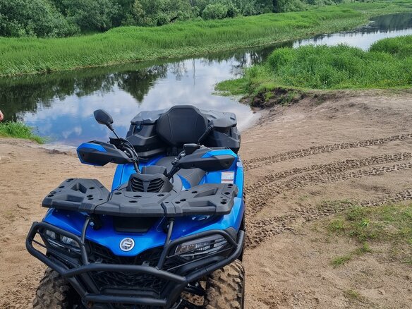 2024 CFMoto CFORCE 500 EPS, синий, 650000 рублей