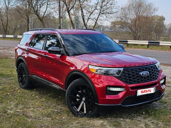 2021 Ford Explorer VI, красный, 2800000 рублей - вид 21