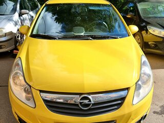 2008 Opel Corsa D, жёлтый, 450000 рублей, вид 4