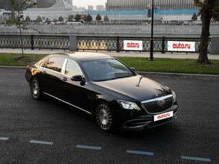 2018 Mercedes-Benz Maybach S-Класс 560 I (X222) Рестайлинг, чёрный, 9999999 рублей, вид 3