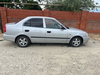 2002 Hyundai Accent II, серебристый, 250000 рублей, вид 4