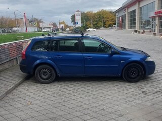 2007 Renault Megane II Рестайлинг, синий, 500000 рублей, вид 2
