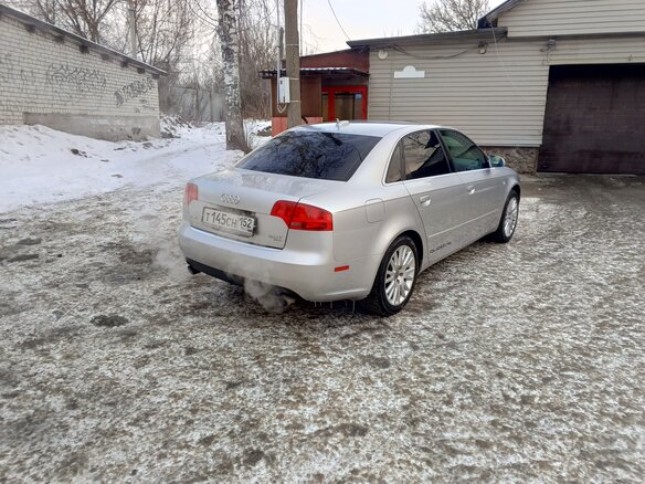 2005 Audi A4 III (B7), серебристый, 1300000 рублей - вид 10