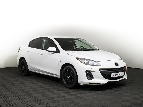 2013 Mazda 3 II (BL) Рестайлинг, белый - вид 2