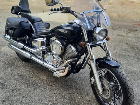 2006 Yamaha XVS1100, чёрный, 555000 рублей, вид 1