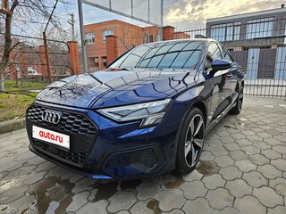 2021 Audi A3 35 TFSI IV (8Y), синий, 3200000 рублей, вид 1