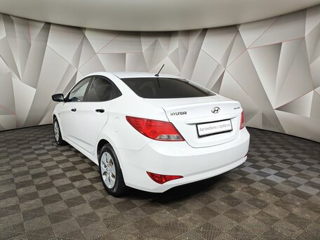 2015 Hyundai Solaris I Рестайлинг, белый, 899000 рублей, вид 4