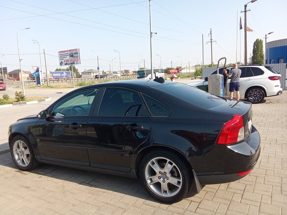 2007 Volvo S40 II Рестайлинг, чёрный - вид 7