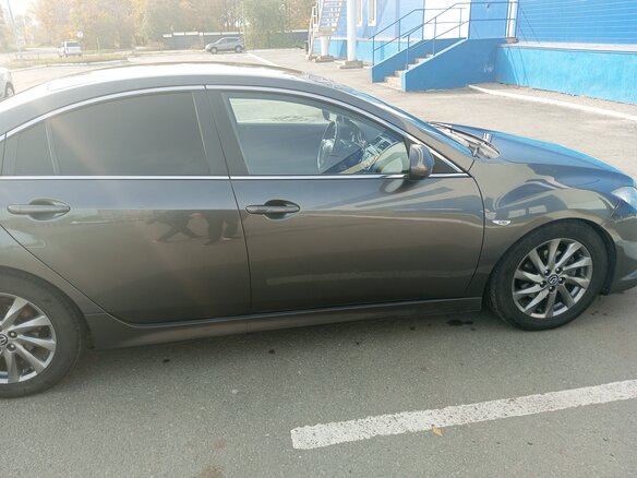 2012 Mazda 6 II (GH) Рестайлинг, серый, 900000 рублей - вид 1