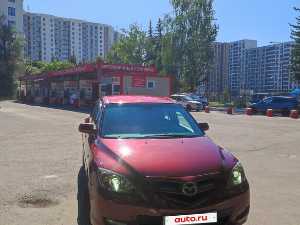 2008 Mazda 3 I (BK) Рестайлинг, красный, 600000 рублей - вид 3