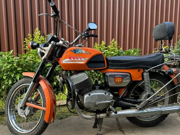 1981 CZ 350, оранжевый, 149000 рублей
