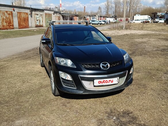 2008 Mazda CX-7 I, чёрный, 440000 рублей