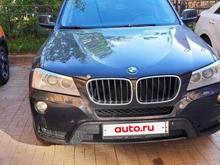 2012 BMW X3 20i xDrive II (F25), чёрный, 1199000 рублей, вид 2