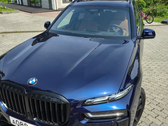 2024 BMW X7 40i I (G07) Рестайлинг, синий, 12375420 рублей - вид 2