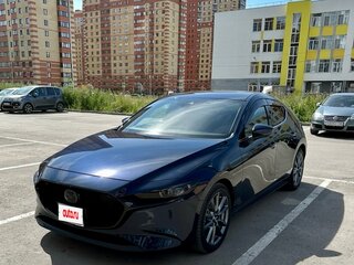 2019 Mazda 3 IV (BP), синий, 1525000 рублей, вид 1