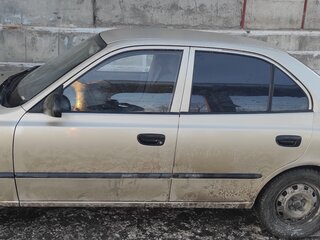 2005 Hyundai Accent ТагАЗ II, бежевый, 350000 рублей, вид 4