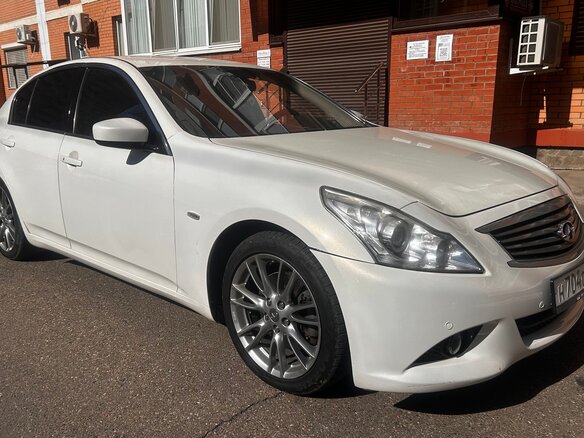 2012 Infiniti G25 IV, белый, 1500000 рублей