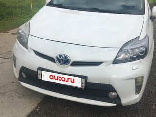 2012 Toyota Prius III Рестайлинг (XW30), белый, 1360000 рублей, вид 1