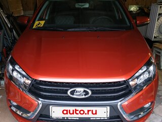 2017 Lada (ВАЗ) Vesta I, красный, 1100000 рублей, вид 2
