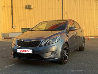 2012 Kia Rio 4-speed III, голубой, 1200000 рублей, вид 1