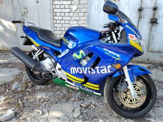 1998 Honda CBR 600F, синий, 300000 рублей, вид 1