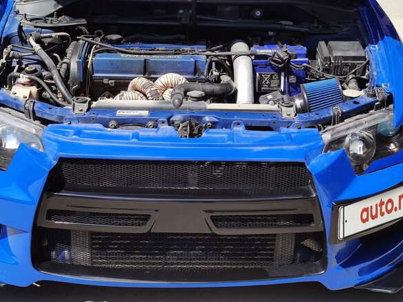 2004 Mitsubishi Lancer Evolution VIII, синий - вид 12